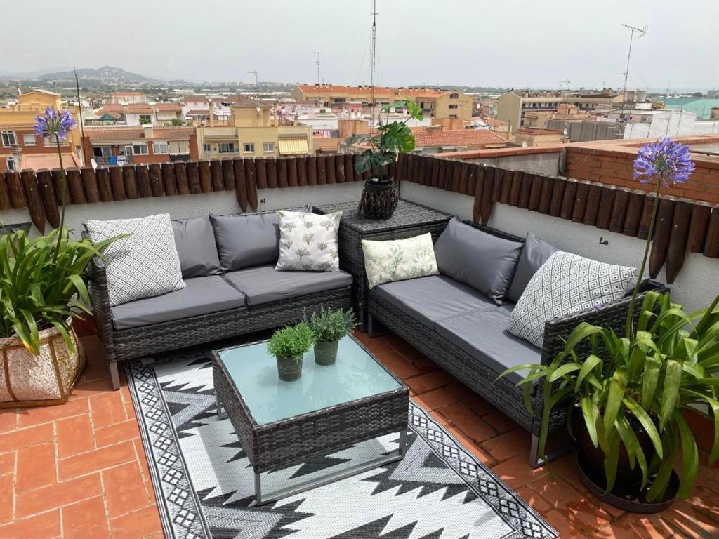 Apartamento Con Terraza Y Piscina En Malgrat De Mar Buitenkant foto